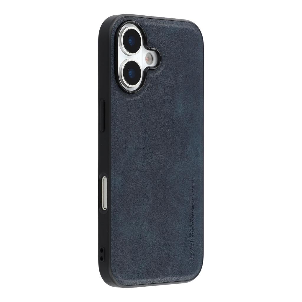 X-LEVEL Bojue-3 Series For iPhone 17 Case Leather Coated PC+TPU Phone Back Cover