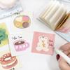 50 Sheets Material Book Tea Room Roaming Cute Creative Patterns Handmade Account Diary Primer Memo