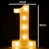 Alphabet Letter LED Nights Lights Number Lamp Decor Party Room Birthday Wall Wedding Home Decorations Personalised Ornaments