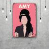Amy whinehouse Klassiek Poster Roestig Metalen Plaat Retro Decoratief Bord Bar Man Cave Garage Club Metalen Bord Wanddecoratie