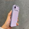 Luxury Faux Leather Case for iPhone Air Shockproof Big Window