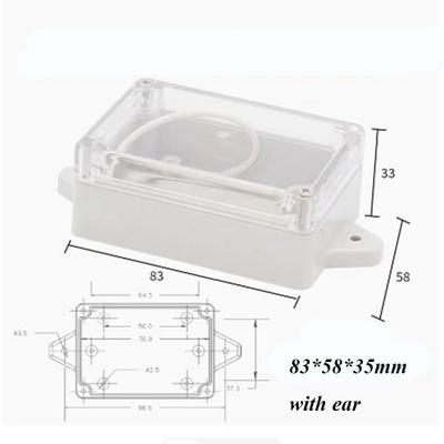New Waterproof Outdoor Junction Box Transparent 10 Styles Electronic Instrument Housing Case Plastic Electrical Project Boxes