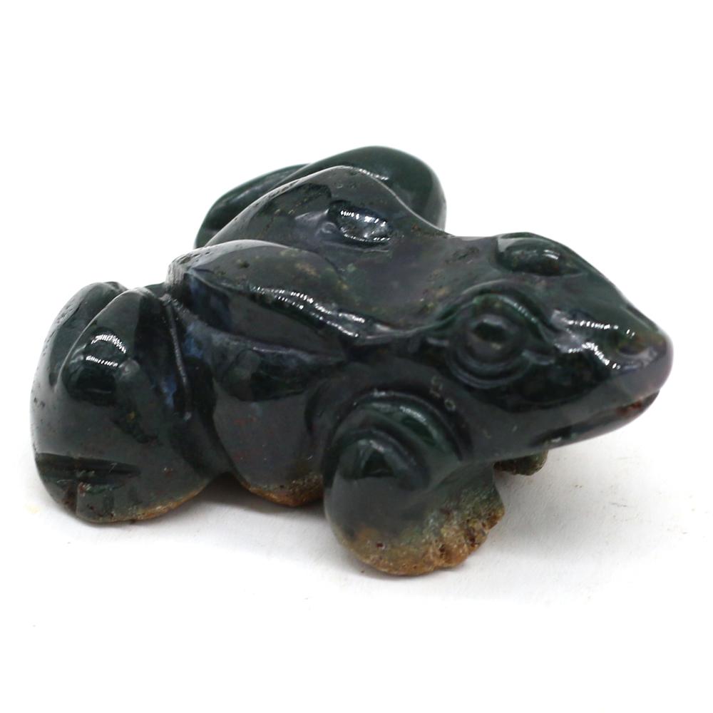 1Pc, Money Frog Figurine, Natural Crystal Stone Ornamental Decorations Jewelry for Good Luck & to Manifest Wealth 30×38mm
