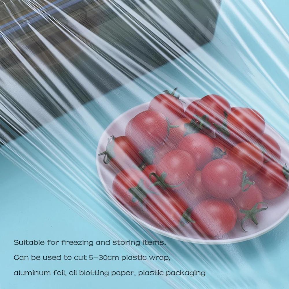 Plastic Food Wrap Dispenser Reusable Foil Cutting Machine Film Dispenser Cutting Box  Packaging