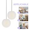 Round Pe Rotational Molded Pendant Lampshade Globe Light Cover for Chandelier Hanging Lamp Soft Diffused Lighting Lamp Shade