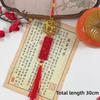 2027 Spring Festival Chinese New Year Goat Hanging Ornament Gold Lucky Red Tassel for Holiday Party Decor