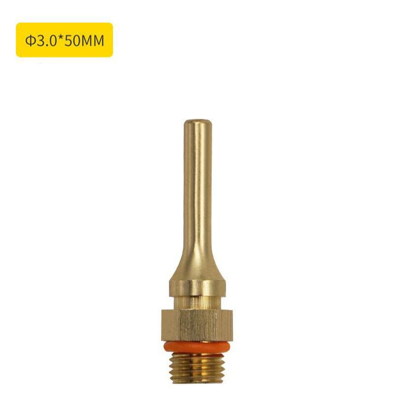 

Сопло для клеевого пистолета из чистой меди 2,0x70 мм 3,0x50 мм 2,0x50 мм Длинное короткое сопло для клеевого пистолета с малым отверстием большого диаметра C золотой