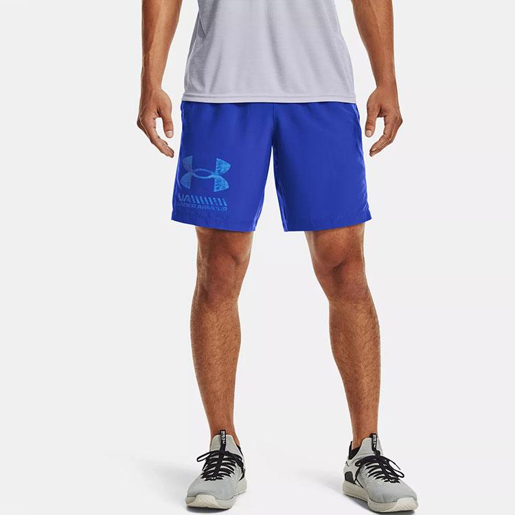 Under Armour Woven Breathable Sports Shorts Men shorts Blue 1362286-486