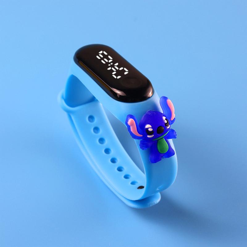 Cartoon  Electronic  Watch Life Waterproof Student Touch Screen Digital Led Watch (mi 3 Movement)