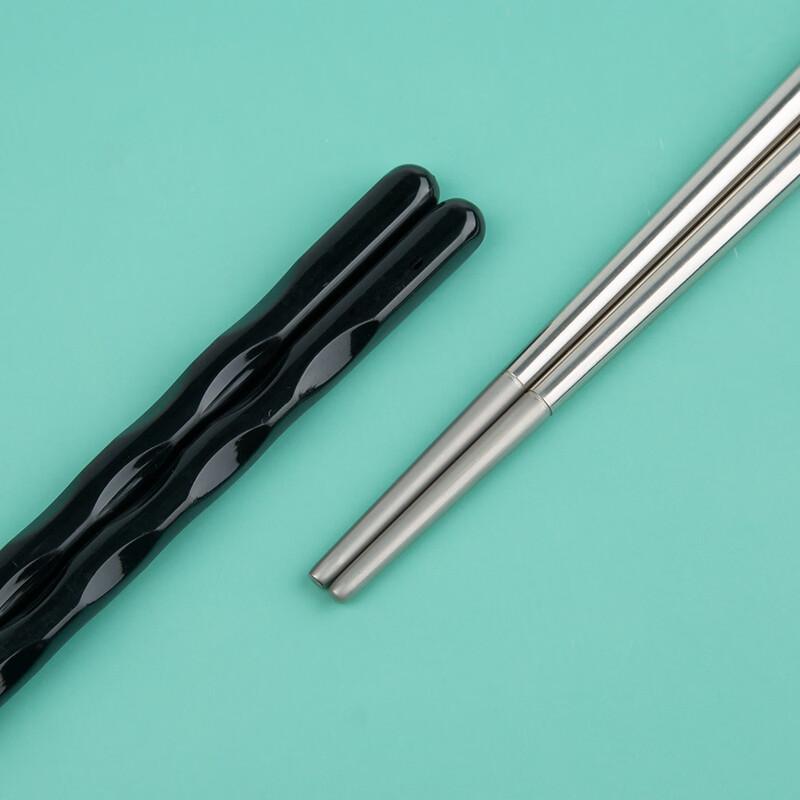 

Shuangshihui HJ580 Non-slip Stainless Steel Alloy Chopsticks (5 Pairs)