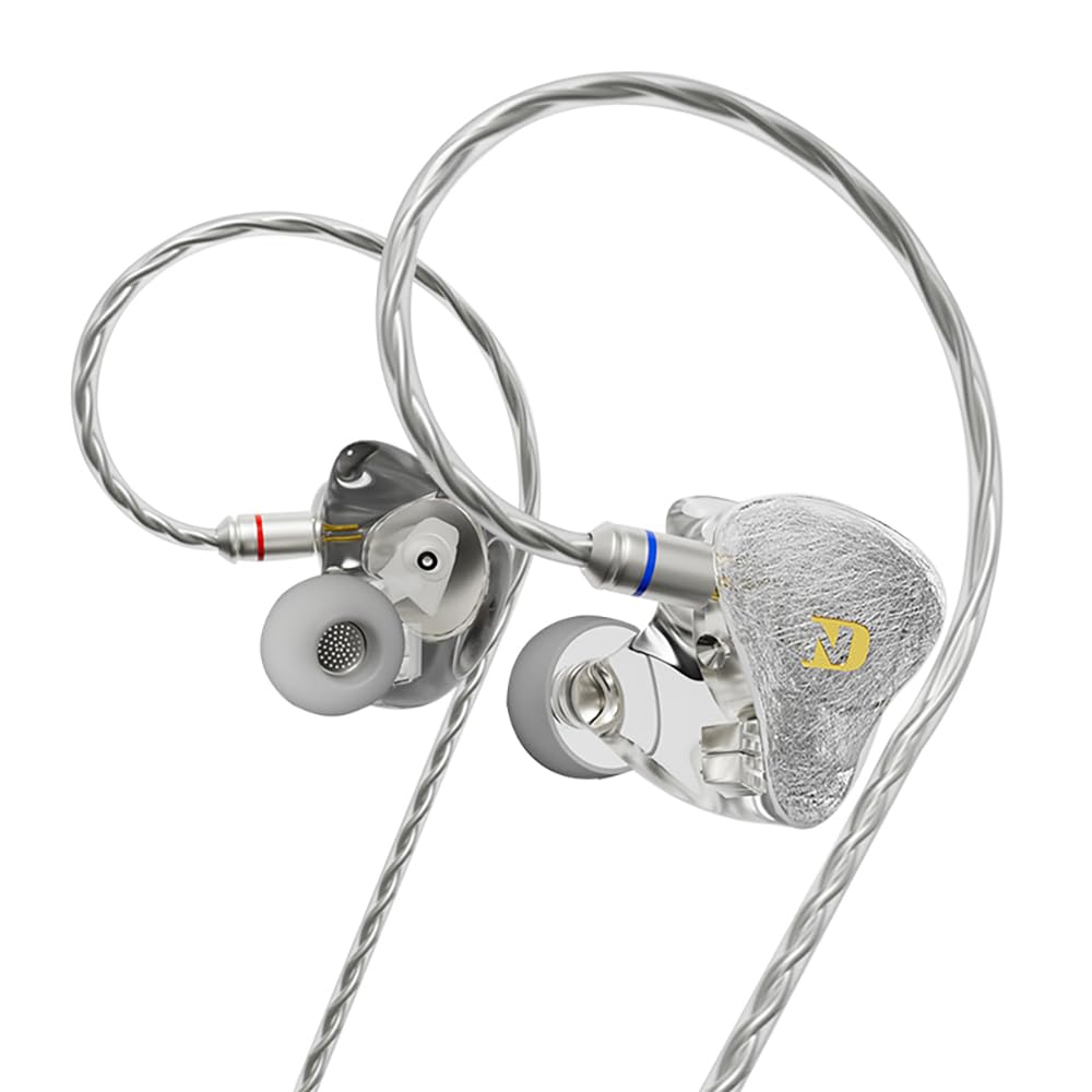 

Hifi Kingdom ND-001 Hybrid (1DD+4BA) Wired In-Ear Monitor Silver No Mic