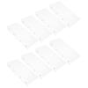 8Pcs Acrylic Clear Shelf Dividers for Closet Dresser Wardrobe Kitchen Bathroom Organization Adjustable Separators 25Cm Sturdy