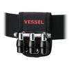 VESSEL Quick Catcher Triple Holder, Black, QB-10B3K