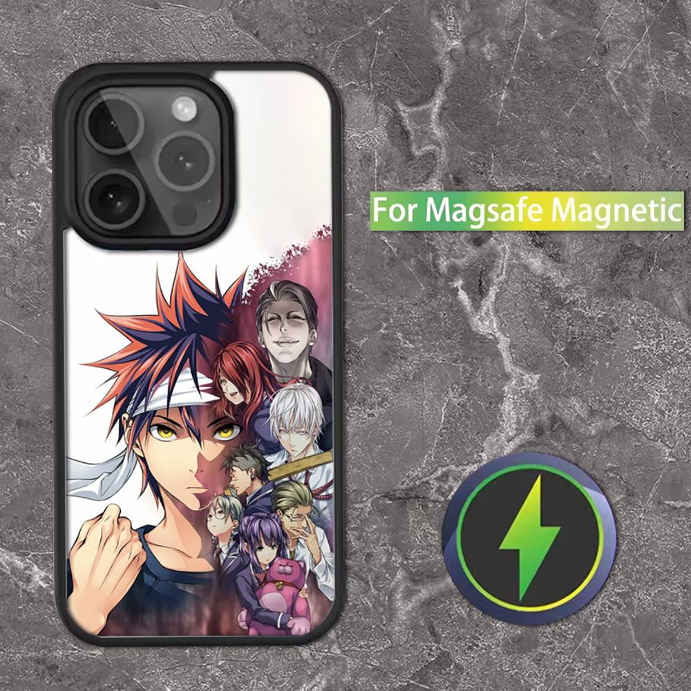 S-Shokugeki no S-Souma Phone Case For iPhone 17,16,15,14,13,12,11,Pro,Max,Plus,Mini,SE Magsafe Magnetic Wireless Charging