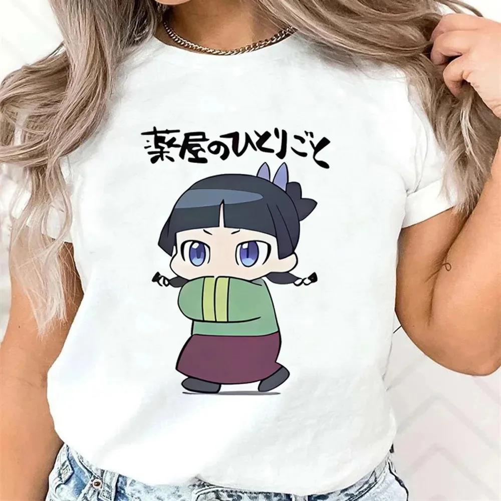 

Kusuriya No Hitorigoto tshirt girl Vintage Psychedelic kawaii t shirt Classic Comfortable Retro streetwear Breathable Women S