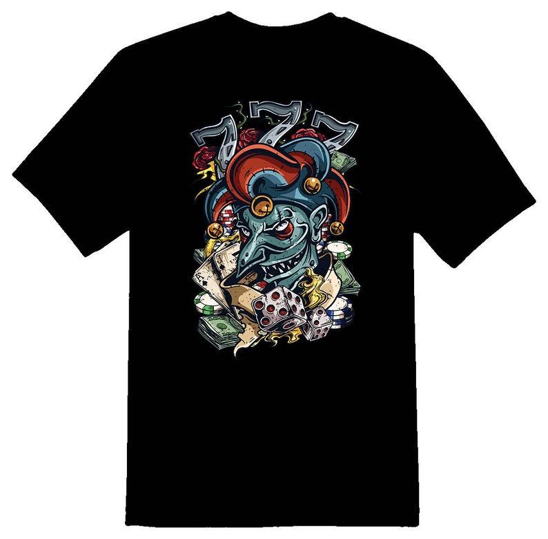 Joker the gambler black tee 140