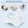 Knee Pillow for Side Sleepers Memory Foam Leg Cushion Orthopedic Knee Spacer Pillow Promotes Blood Circulation for Spine Aligning Sciatica Ankle Pain