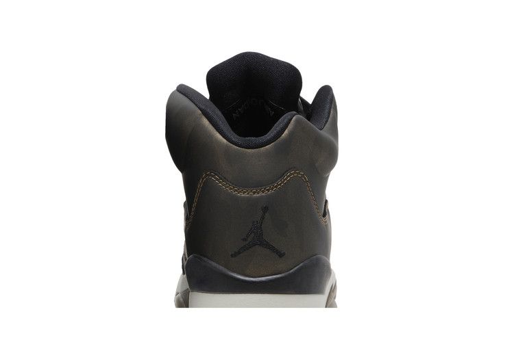 Kids' Sneakers Jordan 5 Retro Heiress Camo (GS) Black/Black-Light Bone-Metallic Field