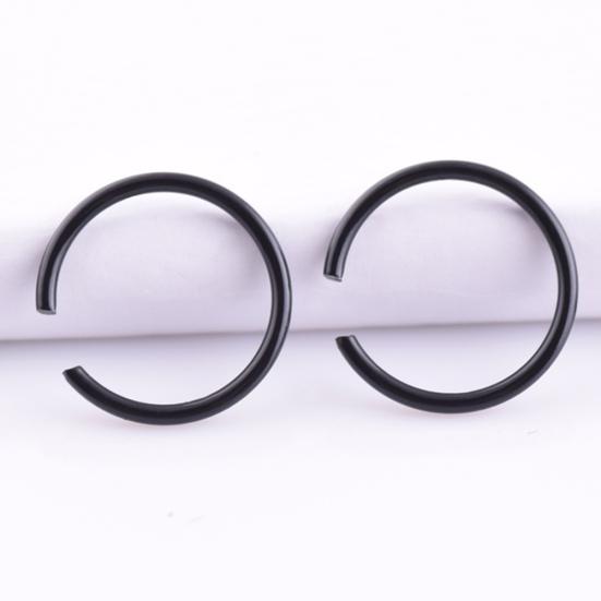 40 pezzi/scatola punk uomo donna cerchio di apertura anello al naso regalo gioielli piercing per il corpo