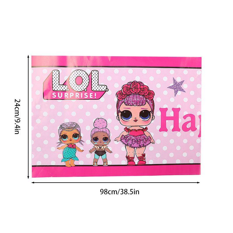 Theme Party Lol Supplies Birthday Decorations Banner Plates Kids Favors Girls