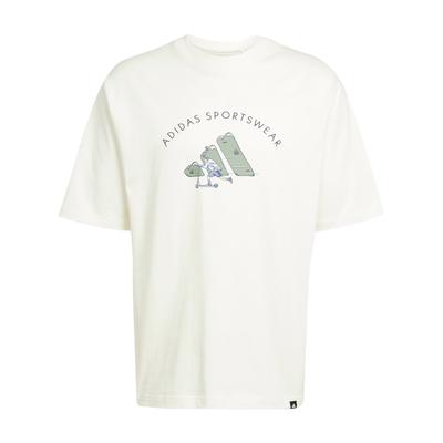 Sportbekleidung Codes Doodle Bequem Weich Modisch Vielseitig Locker Lässig Sport Kurzarm T-Shirt Herren T-Shirt Off-White JJ3968