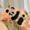 Květinová Panda Vlasová Spona Kreslená Acetátová Sponka do Vlasů Roztomilá Zvířecí Žraločí Spona Dámská/Dívčí