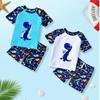 Children's Quick-Dry Cartoon Two-Piece Swimsuit for Boys & Girls