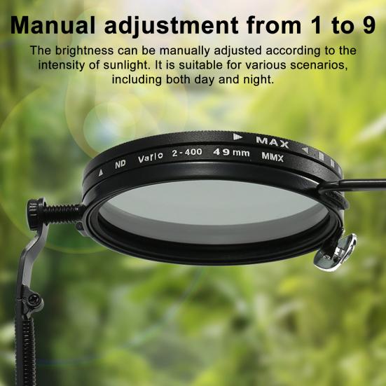 Adjustable Polarized Unisex Sunglasses with ND Filter Lenses Eye Protection Color-Changing Round Frame Outdoor Driving Sunglasses