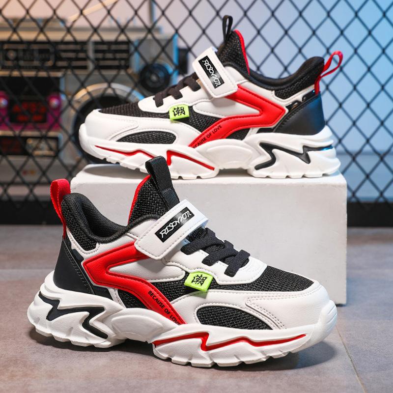 

8938 осенне-зимние кожаные водонепроницаемые детские спортивные туфли обувь для мальчиков новая осень дети среднего и старшего возраста весна и осень маленькие мальчики 40 yards