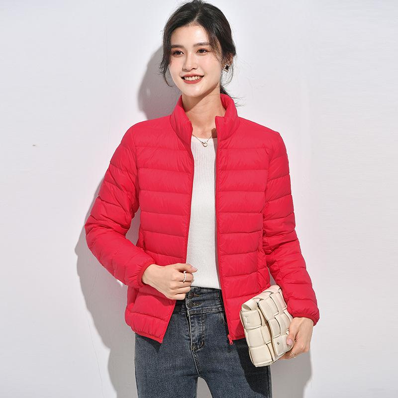 Elegant Thin Section Down Jacket Women's Lightweight Lightweight Light Outdoor Short Section Fall and Winter Jacket Comfortable Personalized Clothes