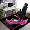 1PC Custom Name Glamorous Makeup Shoes Theme Floor Mat Ideal for Living Room, Game Rooms, Office, Bedroom,Floor Mat Playful Design