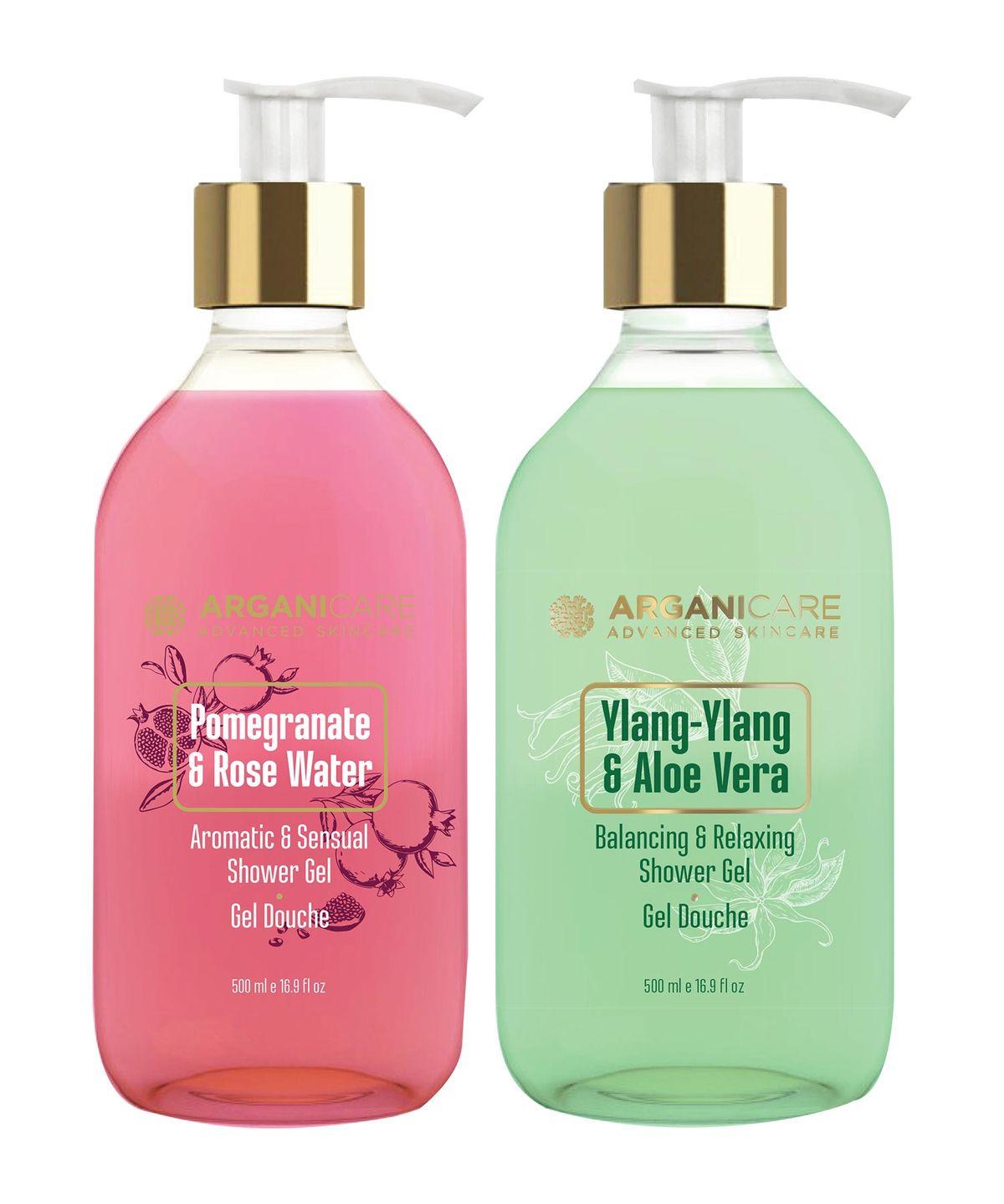 Body Wash Pomegranate & Rose 500ml + Ylang-Ylang & Aloe Vera 500ml