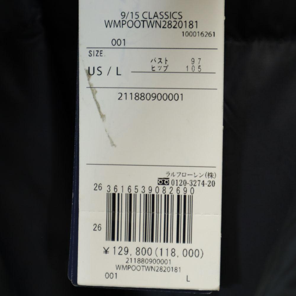 unused POLO RALPH LAUREN down coat L Black series Women Used