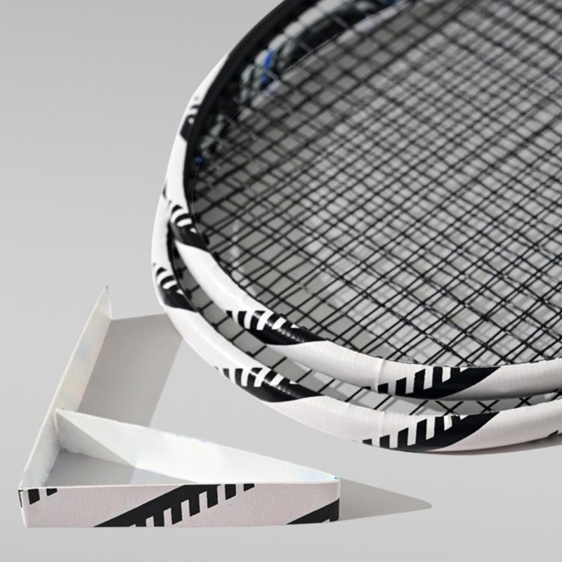 2Pcs Tennis Rackets Paddle Head Protections Tape Racquet Head Edge Guard Badmintons Rackets Head Protector Sticker