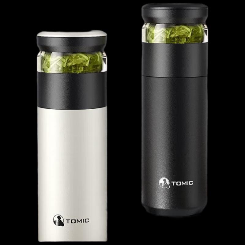 TOMIC Minimalist Ceramic Lined Tea Infuser Cup