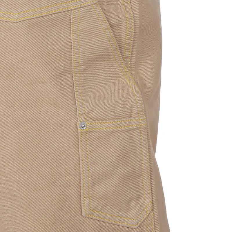 Kenzo Men's Small Tiger Head Appliqué Cotton Casual Shorts