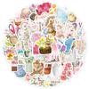 50 New Easter Graffiti Stickers Creative Easter Stickers Water Cup Mobile Phone Waterproof Decorative Stickers