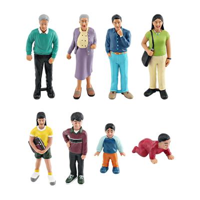 Miniature Figure Character Micro Landscape Building Accessories Train Railway DIY Projects Handpainted Layout Tiny People