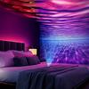 Water Ripple Remote-Controlled Projection Night Light Ambient Lighting, Modern Simplicity, USB Powered, Geometric Design
