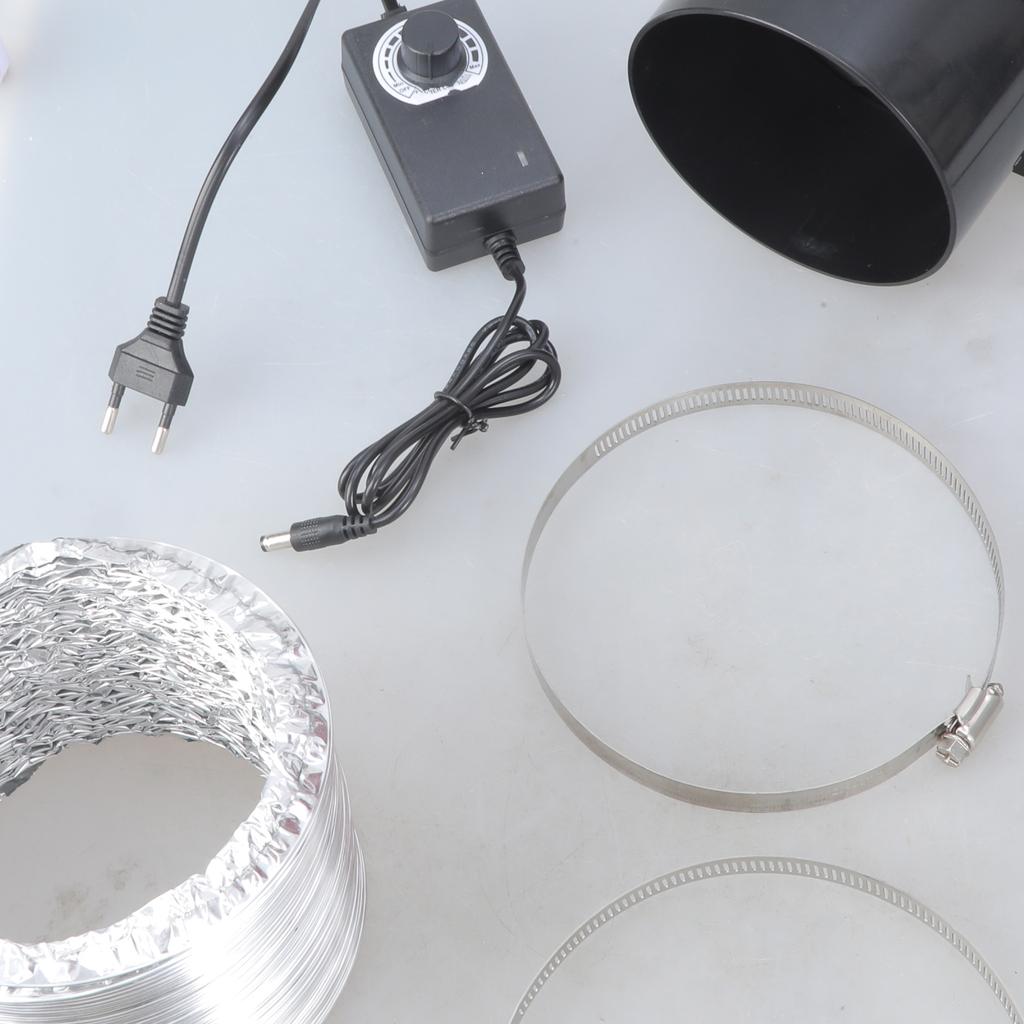 Inline Duct Fan Ventilation Exhaust Fan Filter Duct Speed Regulating Extractor Blower Exhaust Fan For Household Outdoor