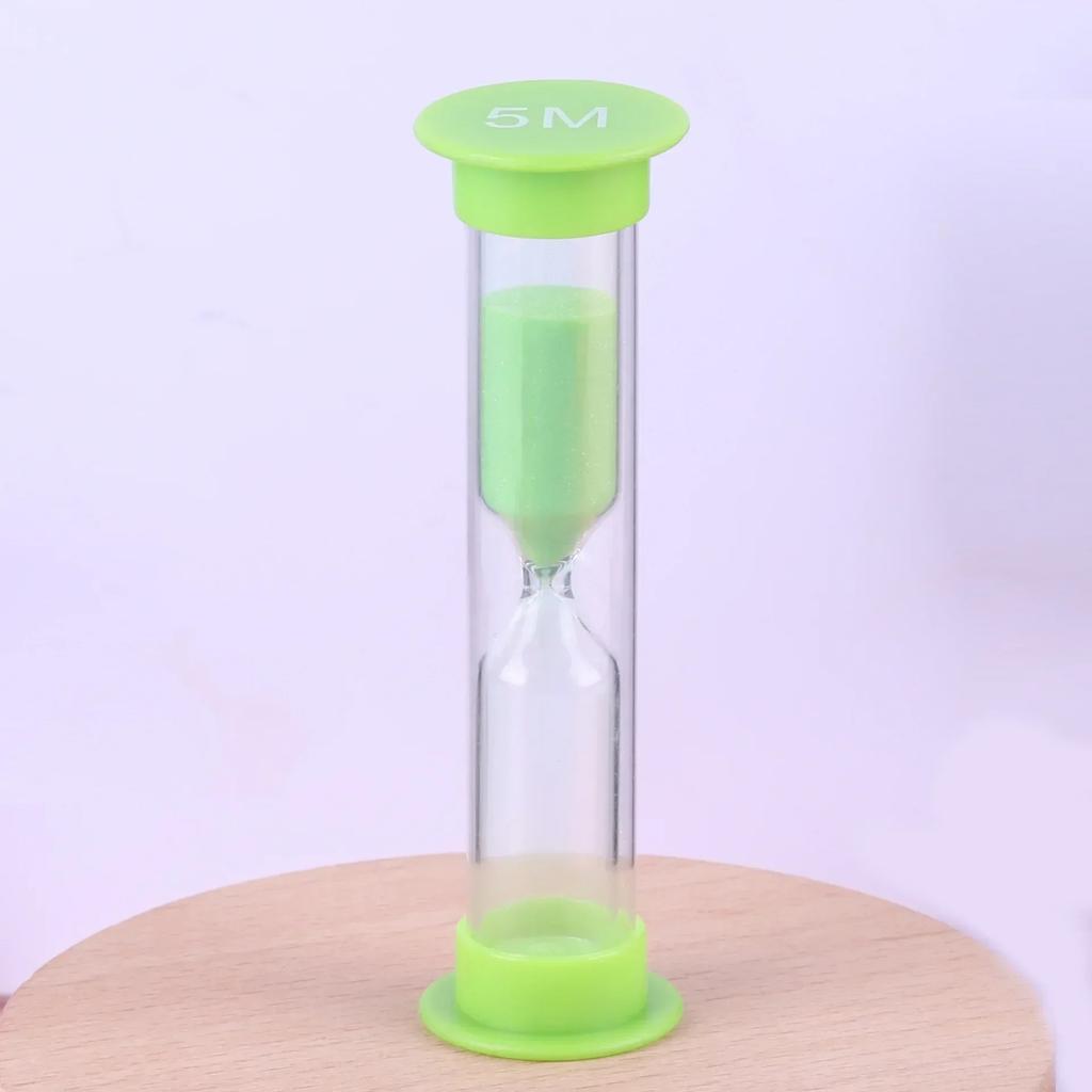 6 Pieces/set Sand Clock Hourglass 30S 1 2 3 5 10 Minutes Ornaments for Home Children Gift Decoration Timer Clocks Decor Garden