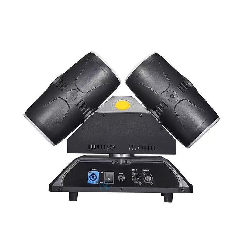 4x80W RGBW 4in1 Beam Stage Disco Light  LED 400W Double Arm Moving Head Light Professional Machine DMX512 DJ Bar Party Lights
