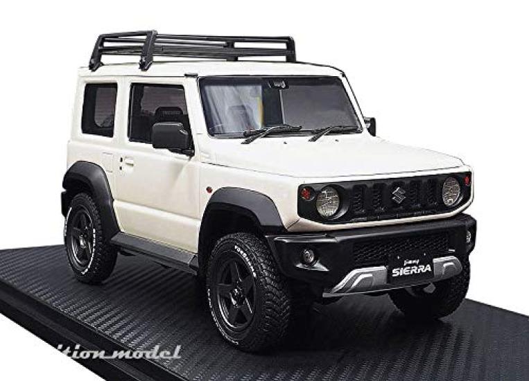 ignition model Suzuki Jimny SIERRA JC Pure White Pearl Lift Up Finished Product 1/18 (JB74W)