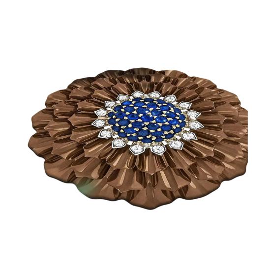 Yousheng Floor Mat Large Size Non-Slip Floral Plush Rug with 3D Visual Effect Easy Maintenance Floor Rug Living Room Bathroom Kitchen Decor