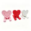 Reusable Phone Stand 3D Printed Heart Holder, Love Shape Mobile Desktop Mount Stand, Cell Tablet Desk Mount, Valentine's Day Gift Holder
