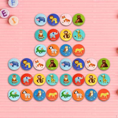 Tier-Zuordnungsspiel ,Montessori ,Vorschulspiele Fokus Vorschullernaktivitäten Puzzle