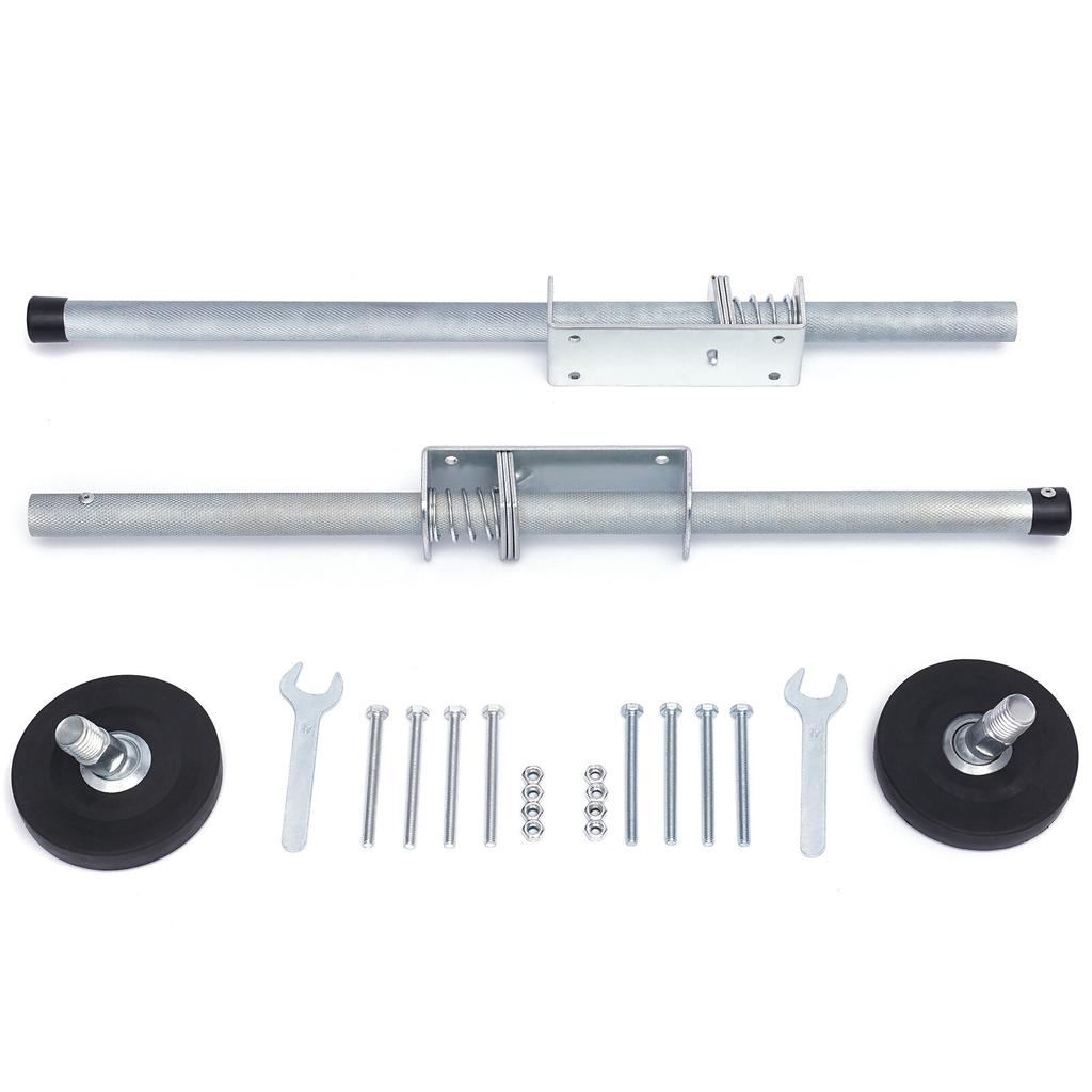 18.5-22.44in Ladder Support Foot Levelers, Universal Stair Ladder Stabilizers, Ladder Aide Leveling Feet for Extension Ladders