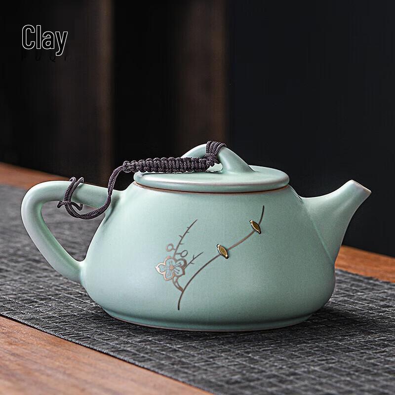 Puqi Ru Kiln Ceramic Teapot