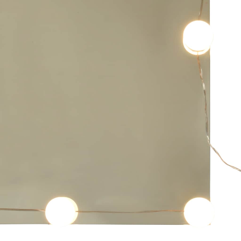 LED Mirror Cabinet In Artisan Oak 90 X 31.5 X 62 Cm