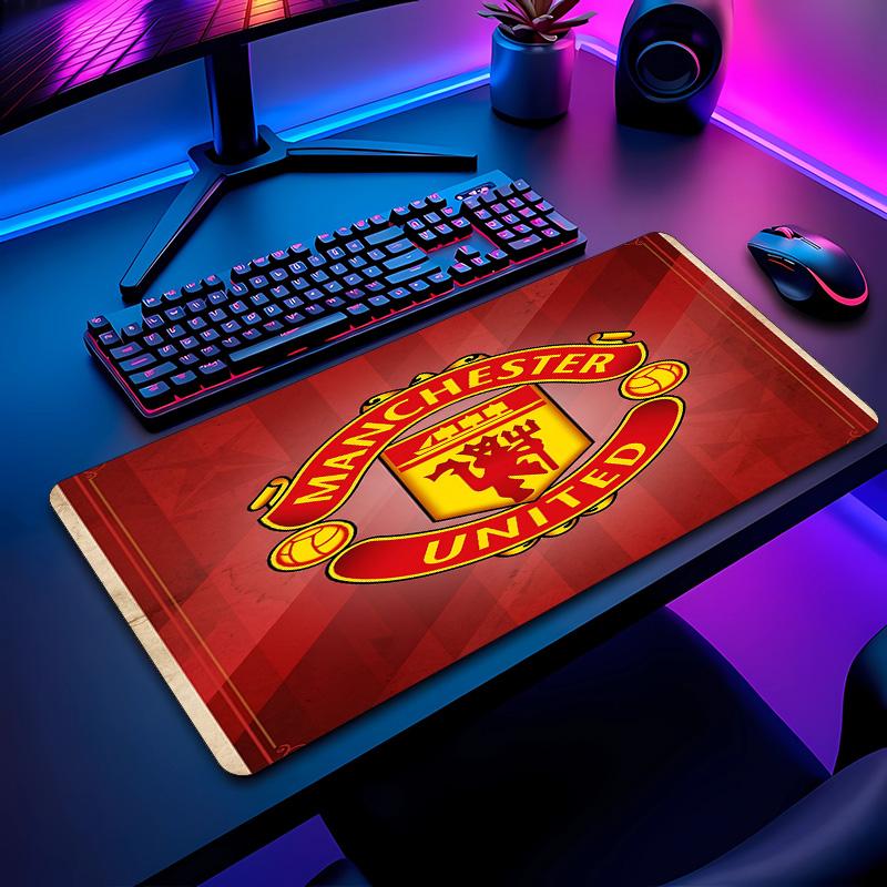 Tappetino per Mouse con Motivo Calcio Manchester United Non?Tappetino Mouse da Gioco Antiscivolo con Base in Gomma per Scrivania Ufficio Casa